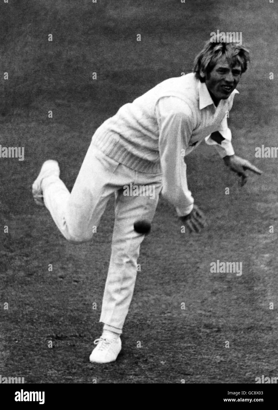 -Gloucestershire zweite XI V Lancashire zweite XI - zweite elf Meisterschaft 1975 - Tag eins - Ashley Down Cricketplatz... Stockfoto