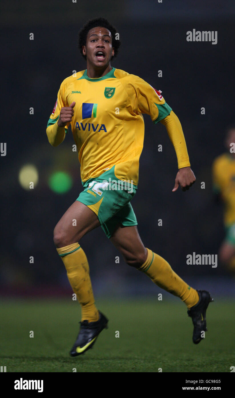 Fußball - Coca-Cola Football League One - Norwich City / Brentford - Carrow Road. Oli Johnson, Norwich City Stockfoto