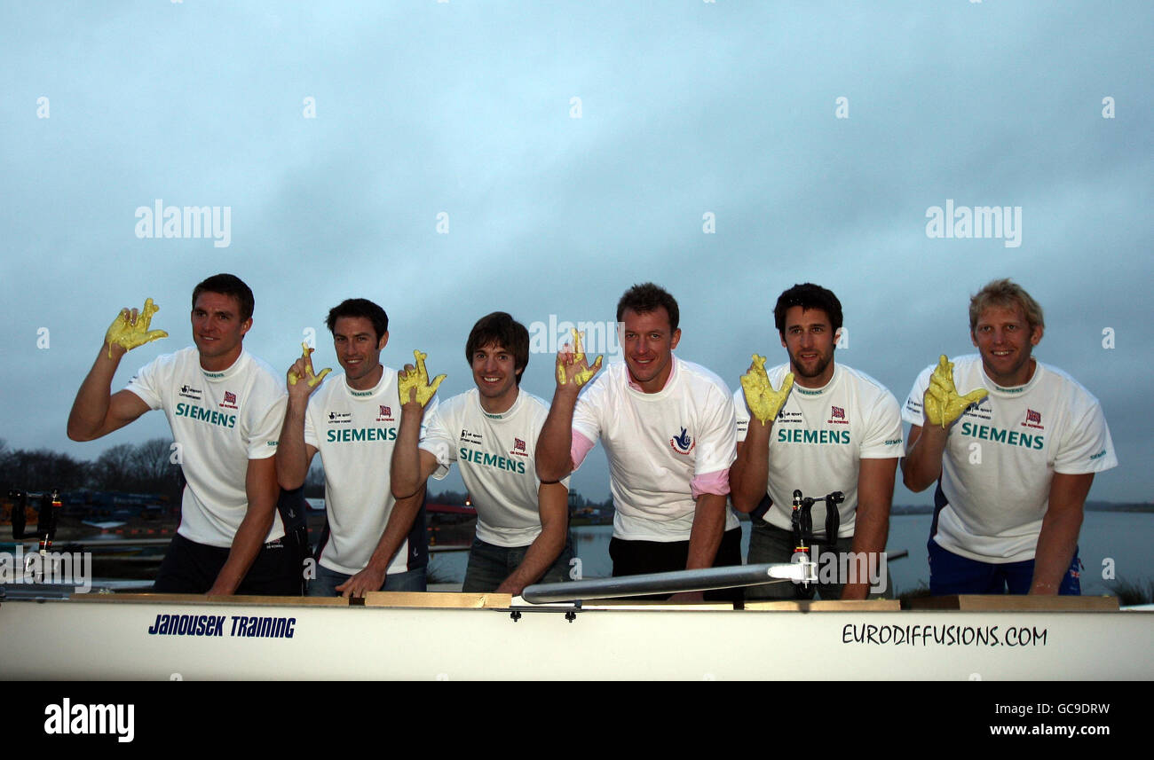 Olympische ruderer andy hodge am eton dorney see -Fotos und ...