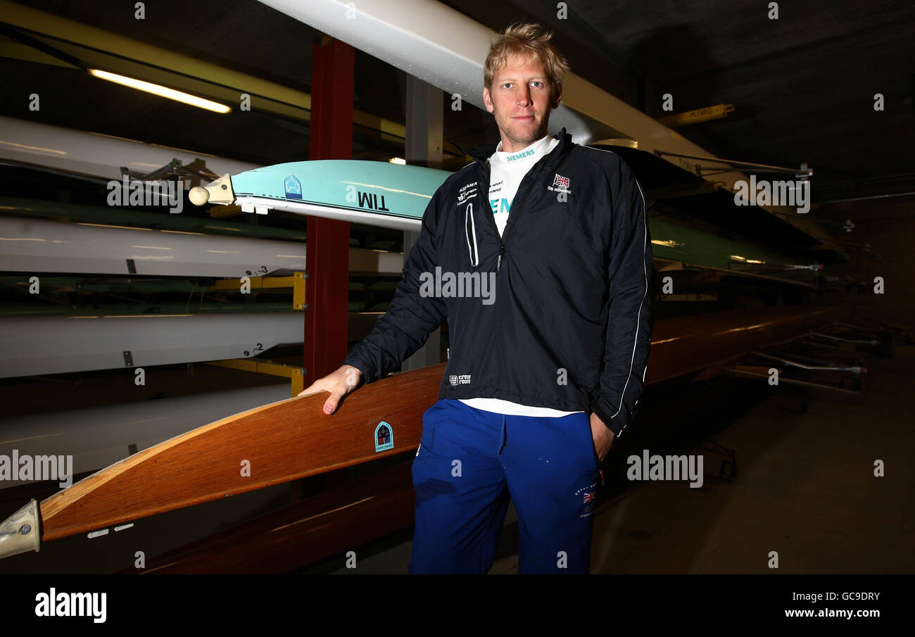Olympische ruderer andy hodge am eton dorney see -Fotos und ...