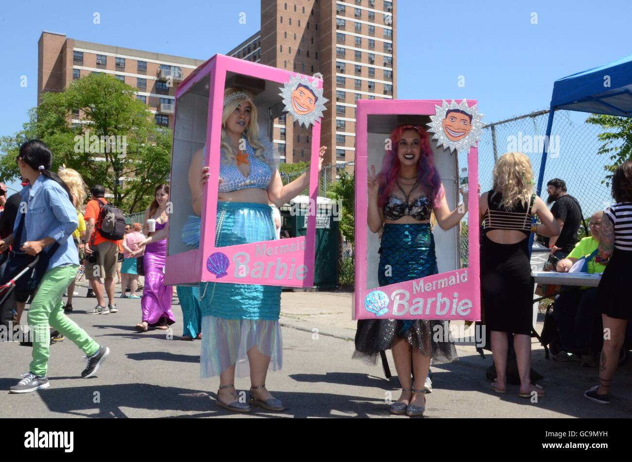 Mermaid Parade 2016 Coney Island Brooklyn New York USA Stockfoto