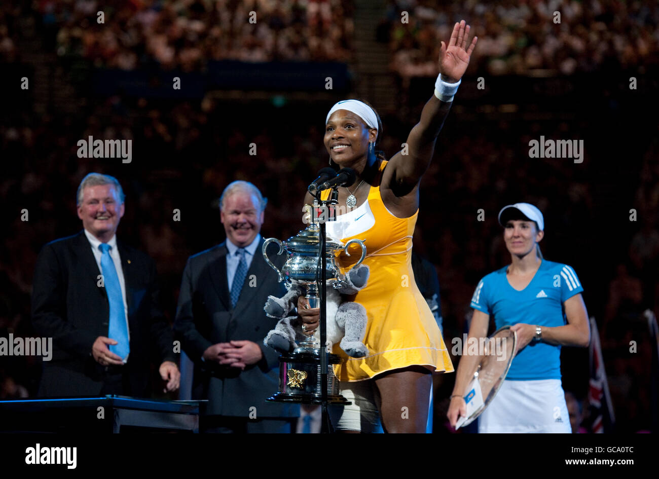 Tennis - Australian Open 2010 - Tag 13 - Melbourne Park Stockfoto