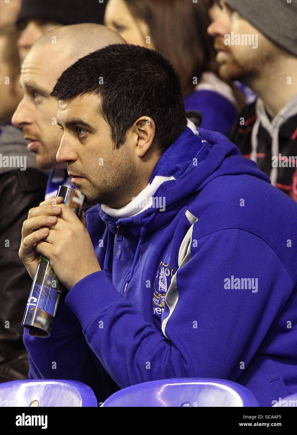 Fußball - UEFA Europa League - Runde der letzten 32 - Hinspiel - Everton V Sporting Lissabon - Goodison Park Stockfoto