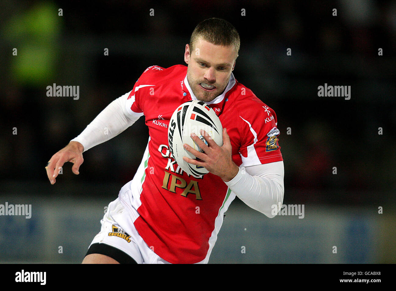 Rugby League - Engage Super League - Celtic Crusaders gegen Leeds Rhinos - Pferderennbahn. Nick Youngquest, Celtic Crusaders Stockfoto