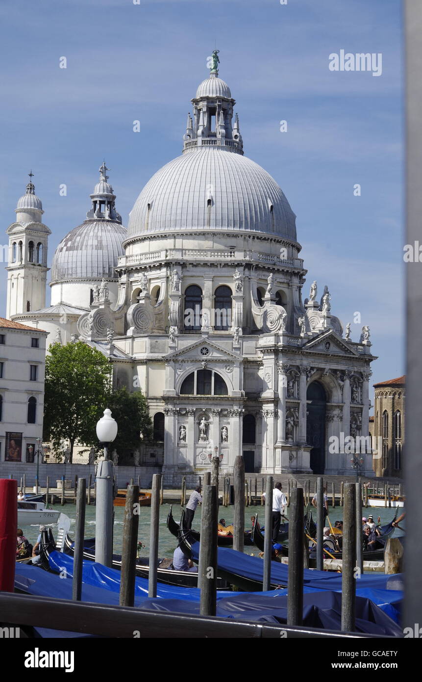 Venedig, Italien, Kirche Santa Maria della Salute Stockfoto