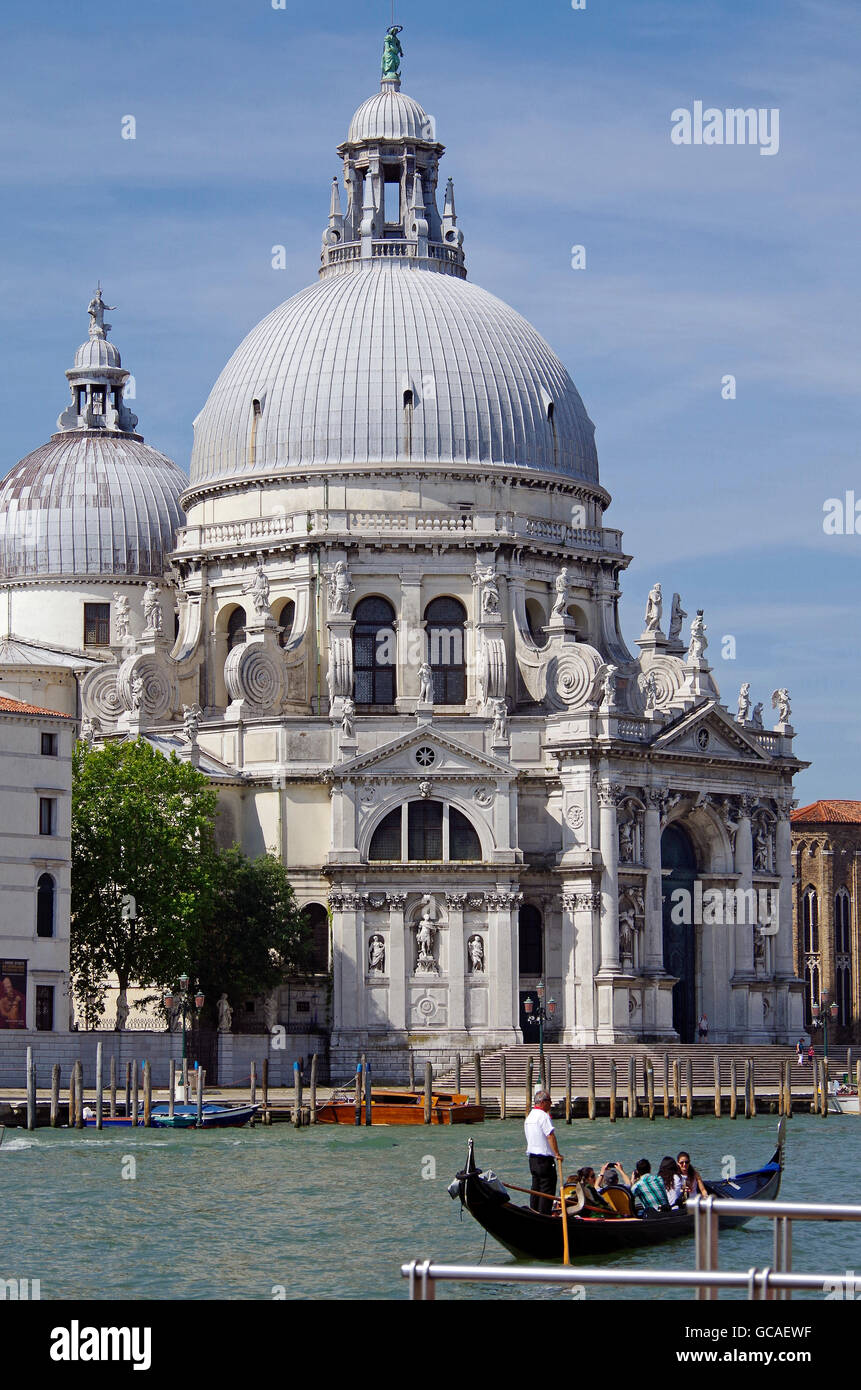 Venedig, Italien, Kirche Santa Maria della Salute Stockfoto