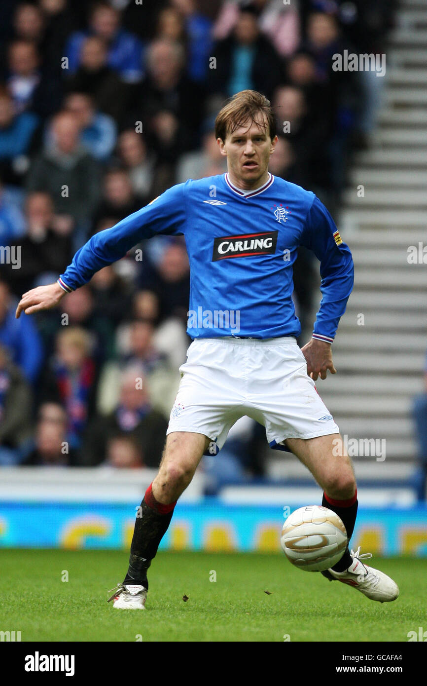 Fußball - Clydesdale Bank Scottish Premier League - Rangers gegen Hibernian - Ibrox. Sasa Papac, Rangers Stockfoto