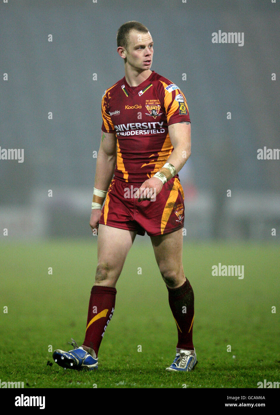 Rugby League - Engage Super League - Huddersfield Giants gegen Bradford Bulls - Galpharm Stadium. Kevin Brown, Huddersfield Giants Stockfoto