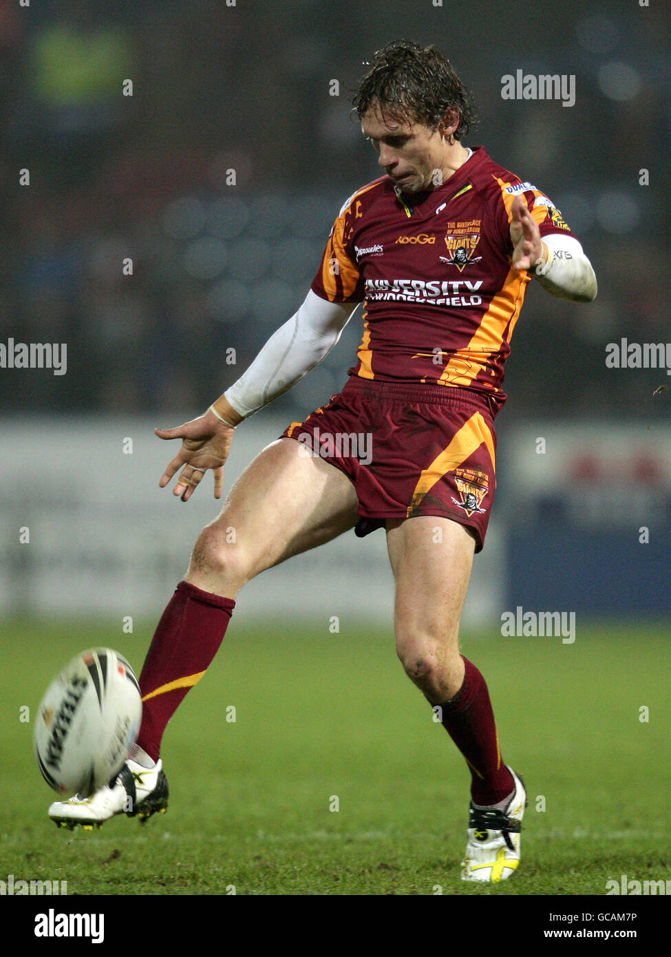 Rugby League - Engage Super League - Huddersfield Giants gegen Bradford Bulls - Galpharm Stadium. Brett Hodgson, Huddersfield Giants Stockfoto