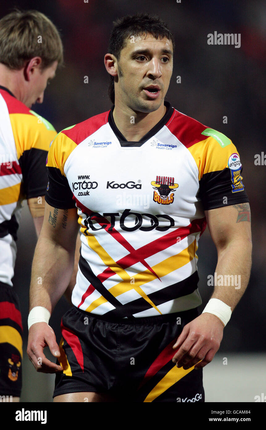 Rugby League - Engage Super League - Huddersfield Giants gegen Bradford Bulls - Galpharm Stadium. Paul Sykes, Bradford Bulls Stockfoto