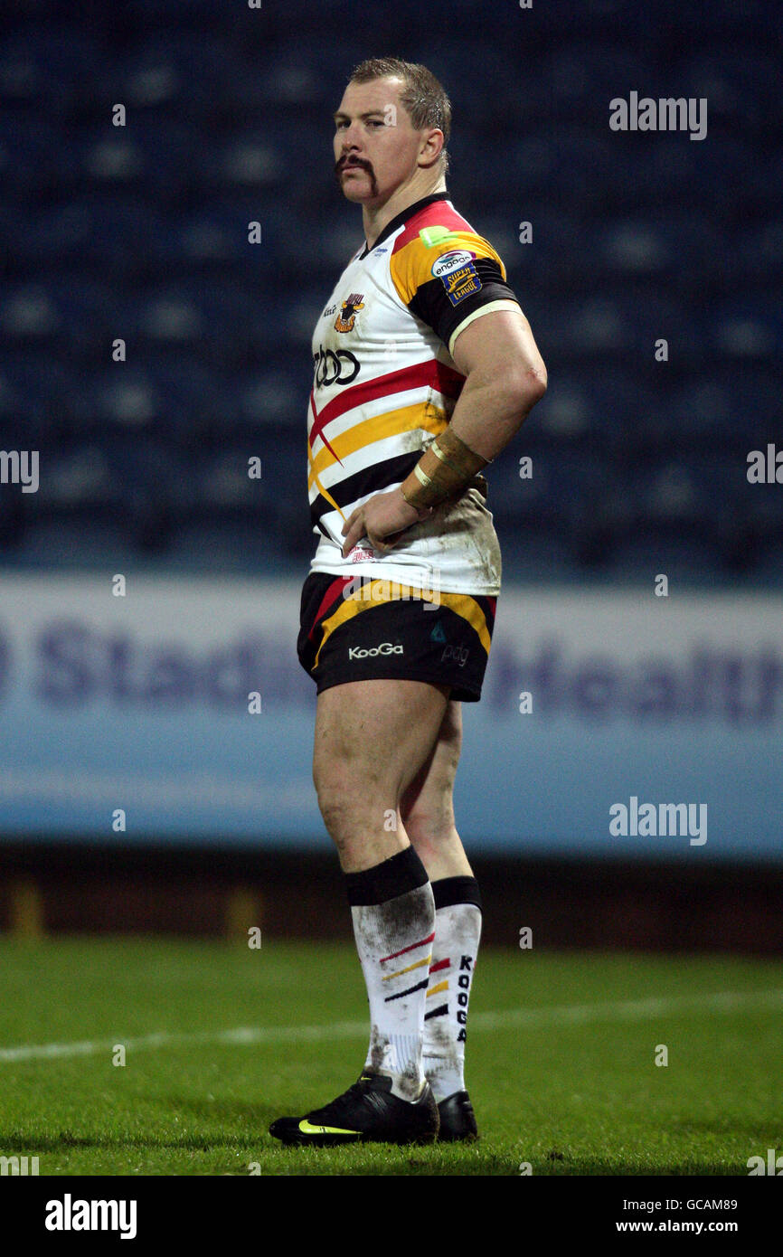 Rugby League - Engage Super League - Huddersfield Giants gegen Bradford Bulls - Galpharm Stadium. Glenn Hall, Bradford Bulls Stockfoto