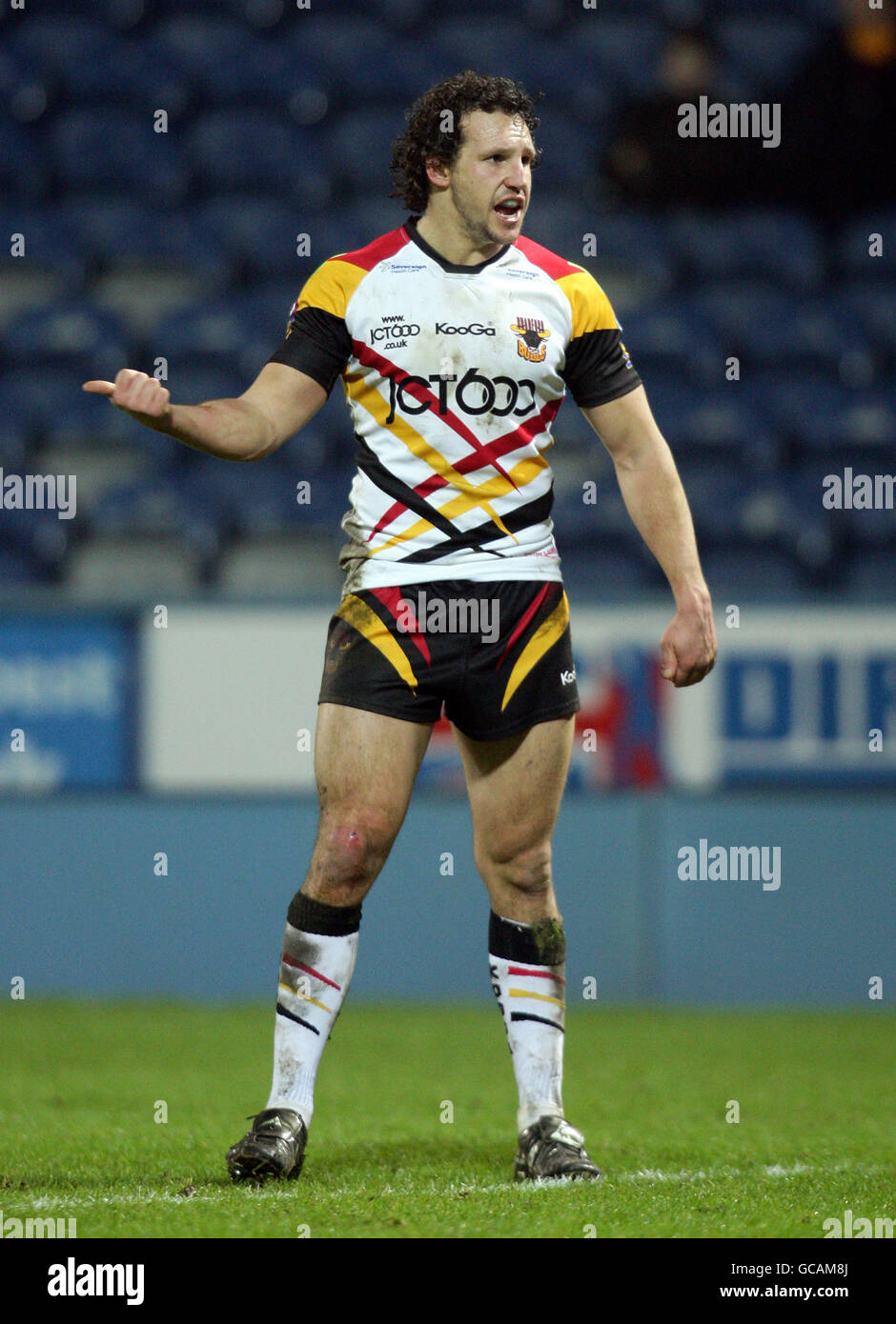 Rugby League - Engage Super League - Huddersfield Giants gegen Bradford Bulls - Galpharm Stadium. Brett Kearney, Bradford Bulls Stockfoto