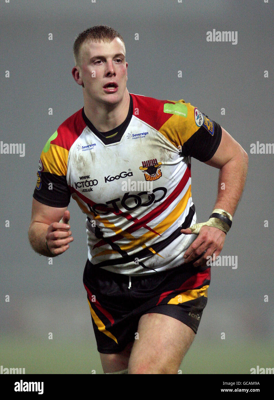 Rugby League - Engage Super League - Huddersfield Giants gegen Bradford Bulls - Galpharm Stadium. Craig Kopczak, Bradford Bulls Stockfoto