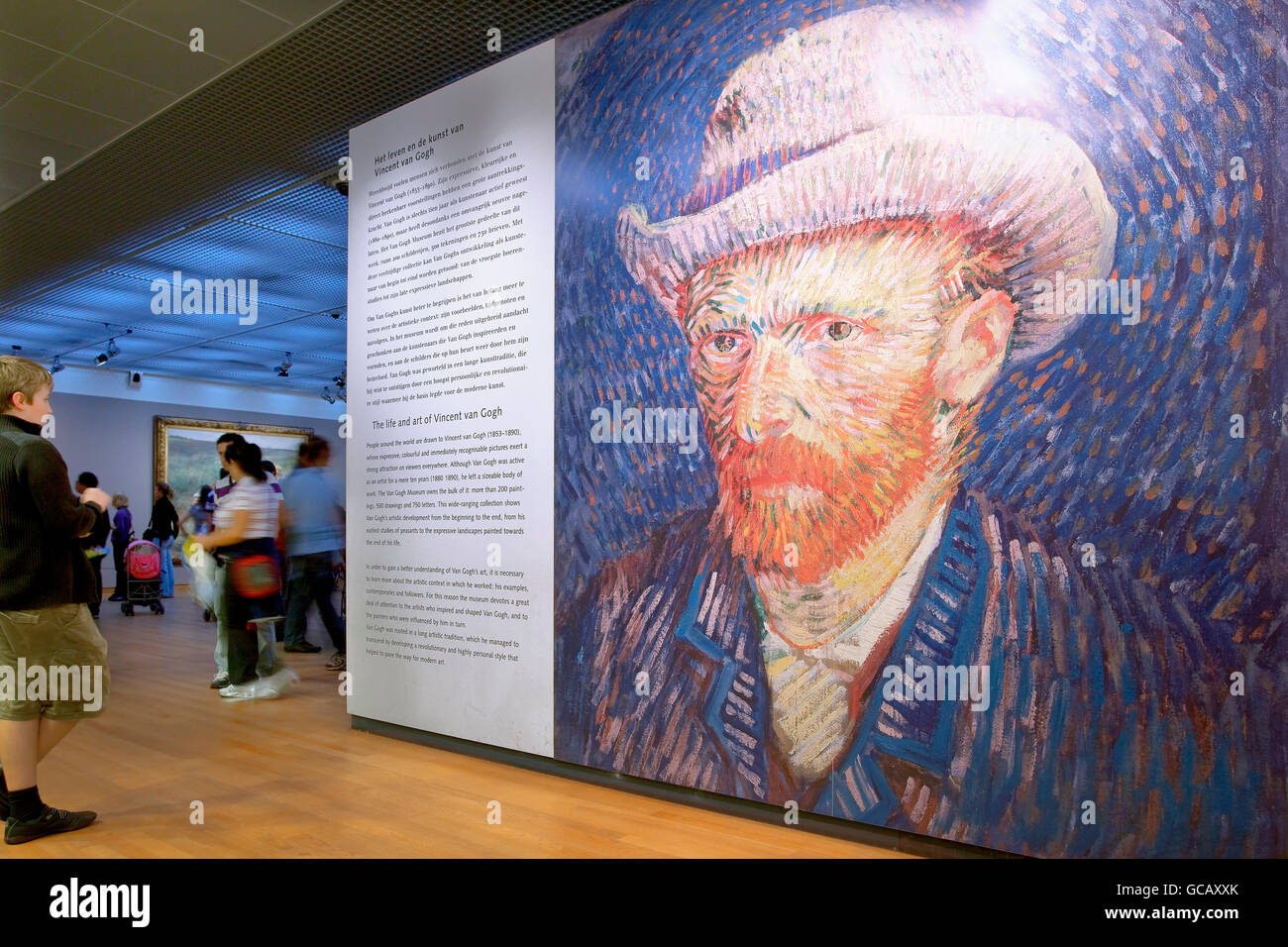 Van Goghmuseum in Amsterdam Stockfoto