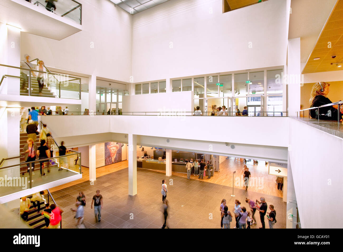 Van Goghmuseum in Amsterdam Stockfoto