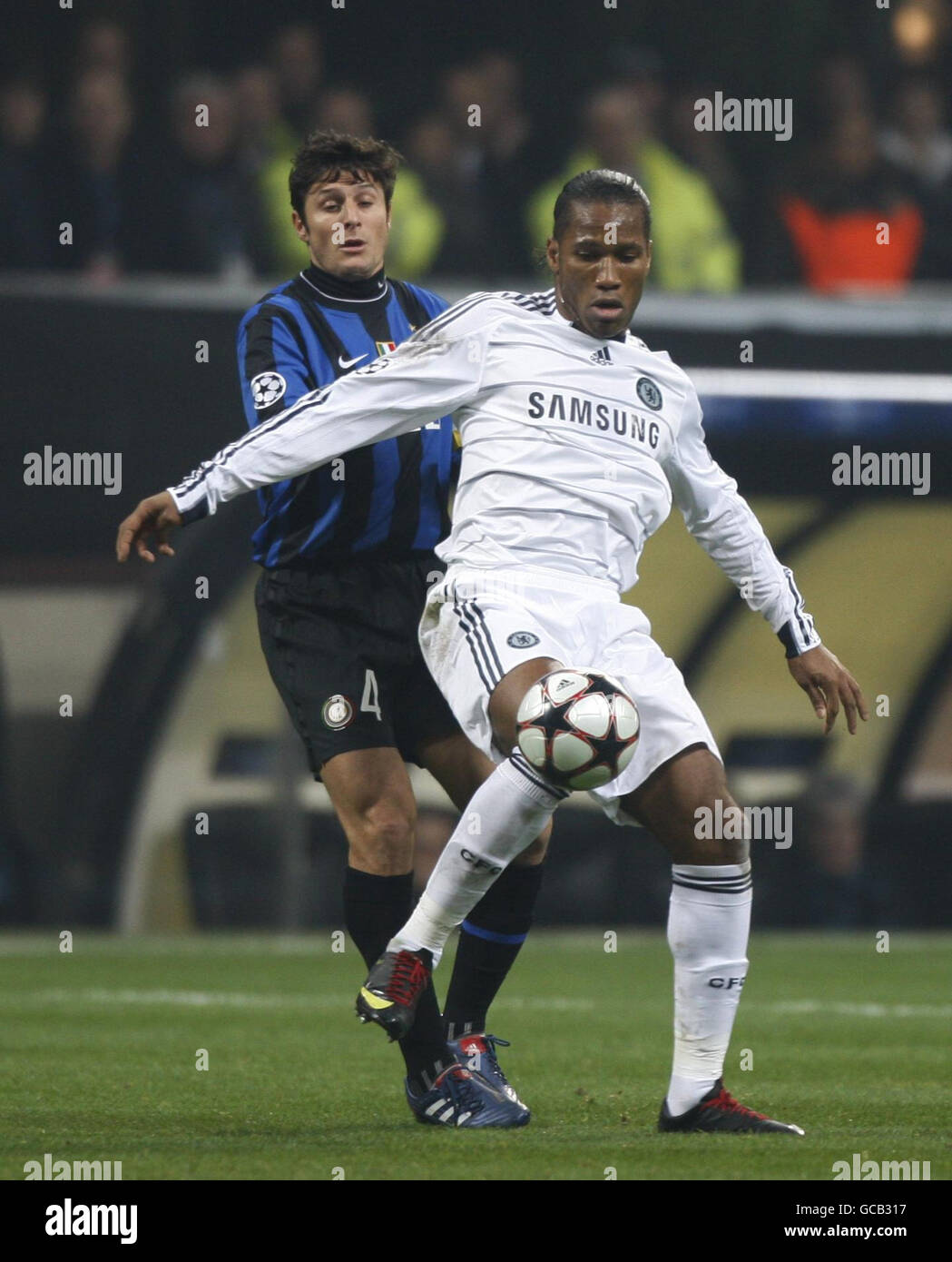 Fußball - UEFA Champions League - Runde der letzten 16 - Hinspiel - Inter Mailand V Chelsea - Stadio Giuseppe Meazza Stockfoto