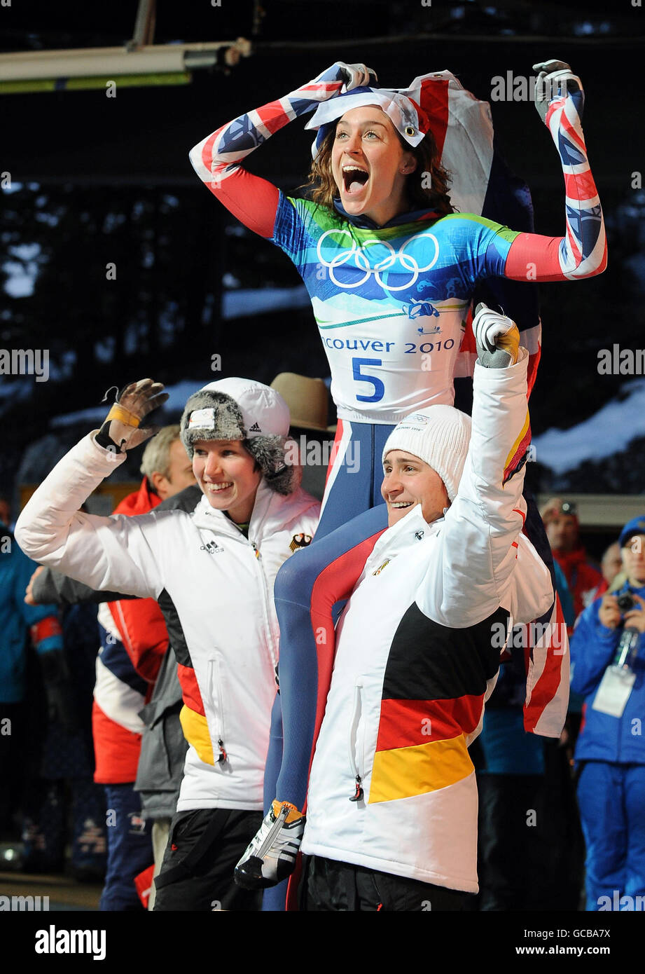 Winter Olympiade - 2010 Winter Olympische Spiele Vancouver - Tag acht Stockfoto