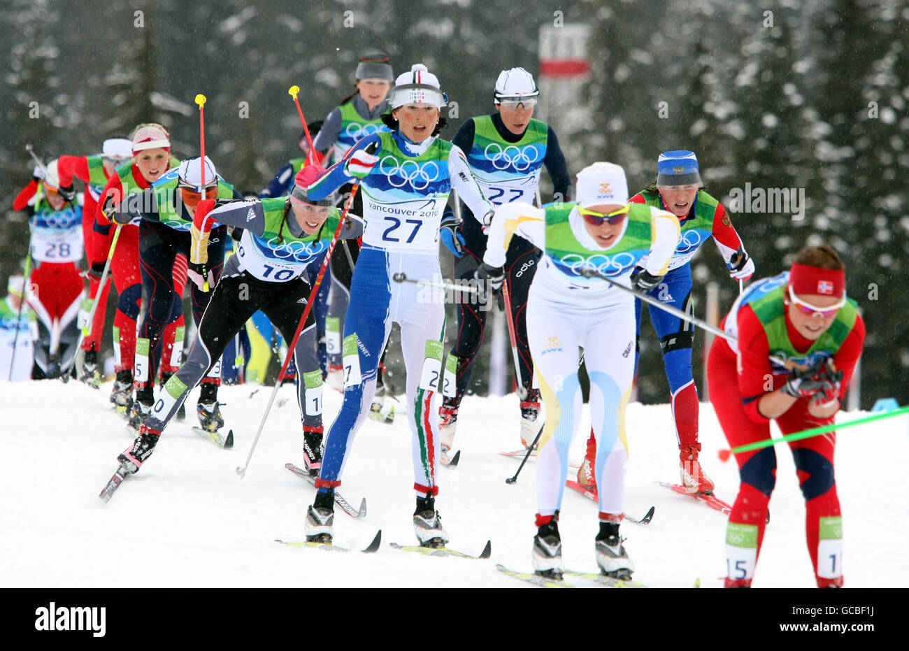 Winter Olympiade - 2010 Winter Olympische Spiele Vancouver - Tag 16 Stockfoto