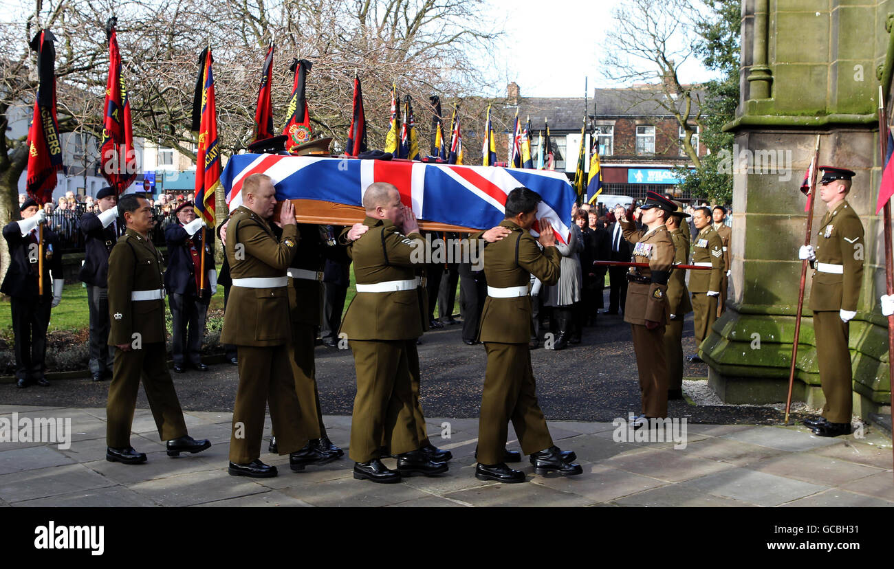 David Markland Beerdigung Stockfoto