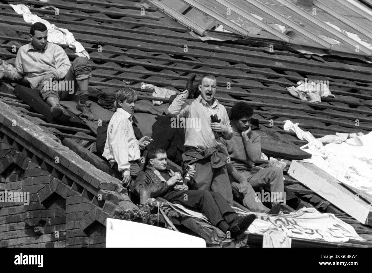 Kriminalität - Strangeways Gefängnis Riot - Manchester Stockfoto