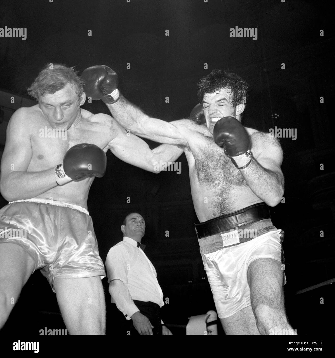 Boxen - Schwergewicht - Joe Bugner V Jack O'Halloran - Royal Albert Hall,  London Stockfotografie - Alamy