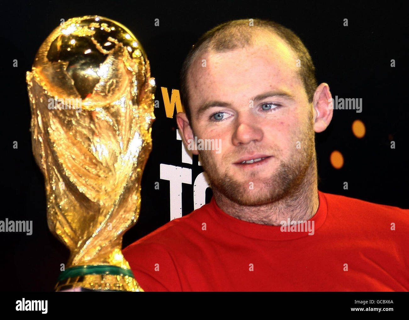 Fußball - Wayne Rooney World Cup Photocall - Earls Court Stockfoto