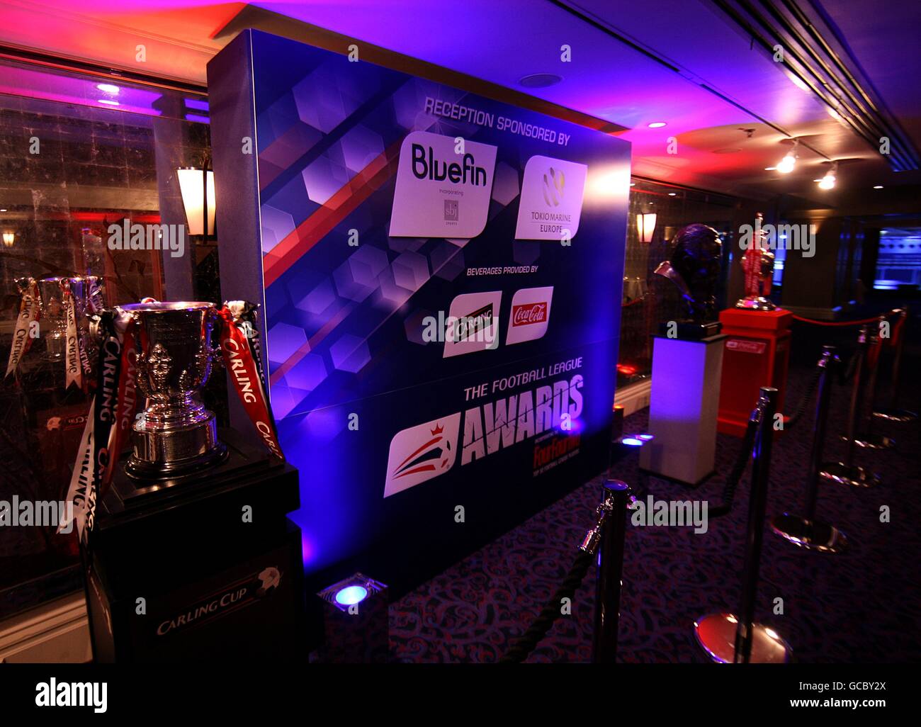 Fußball - Football League Awards 2010 - London. Gesamtansicht des Empfangs bei den Football League Awards 2010 im Grosvenor House Hotel, Park Lane, London. Stockfoto