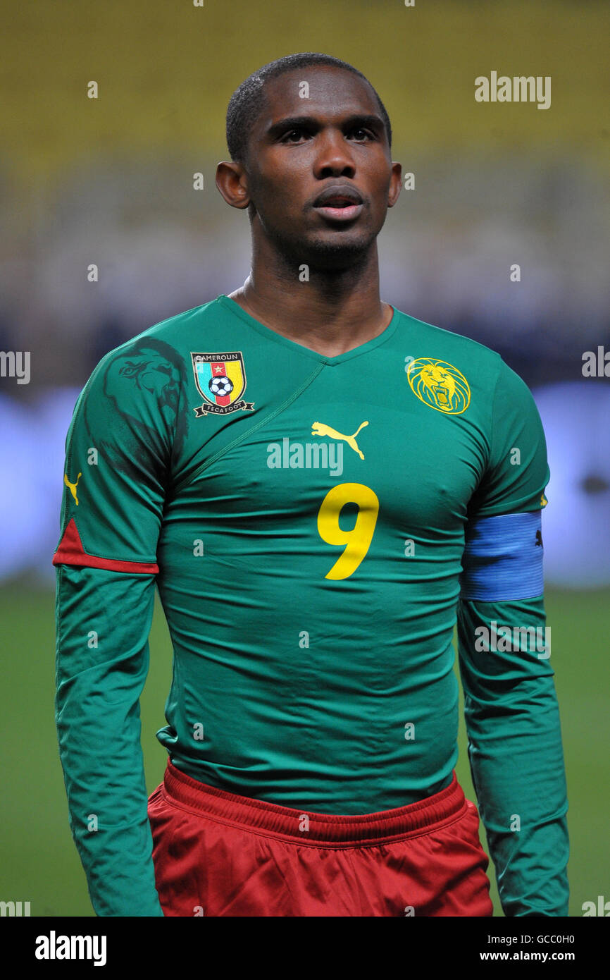 Fußball - Internationale Freundschaften - Italien gegen Kamerun - Stade Louis II. Samuel Eto'o, Kamerun Stockfoto