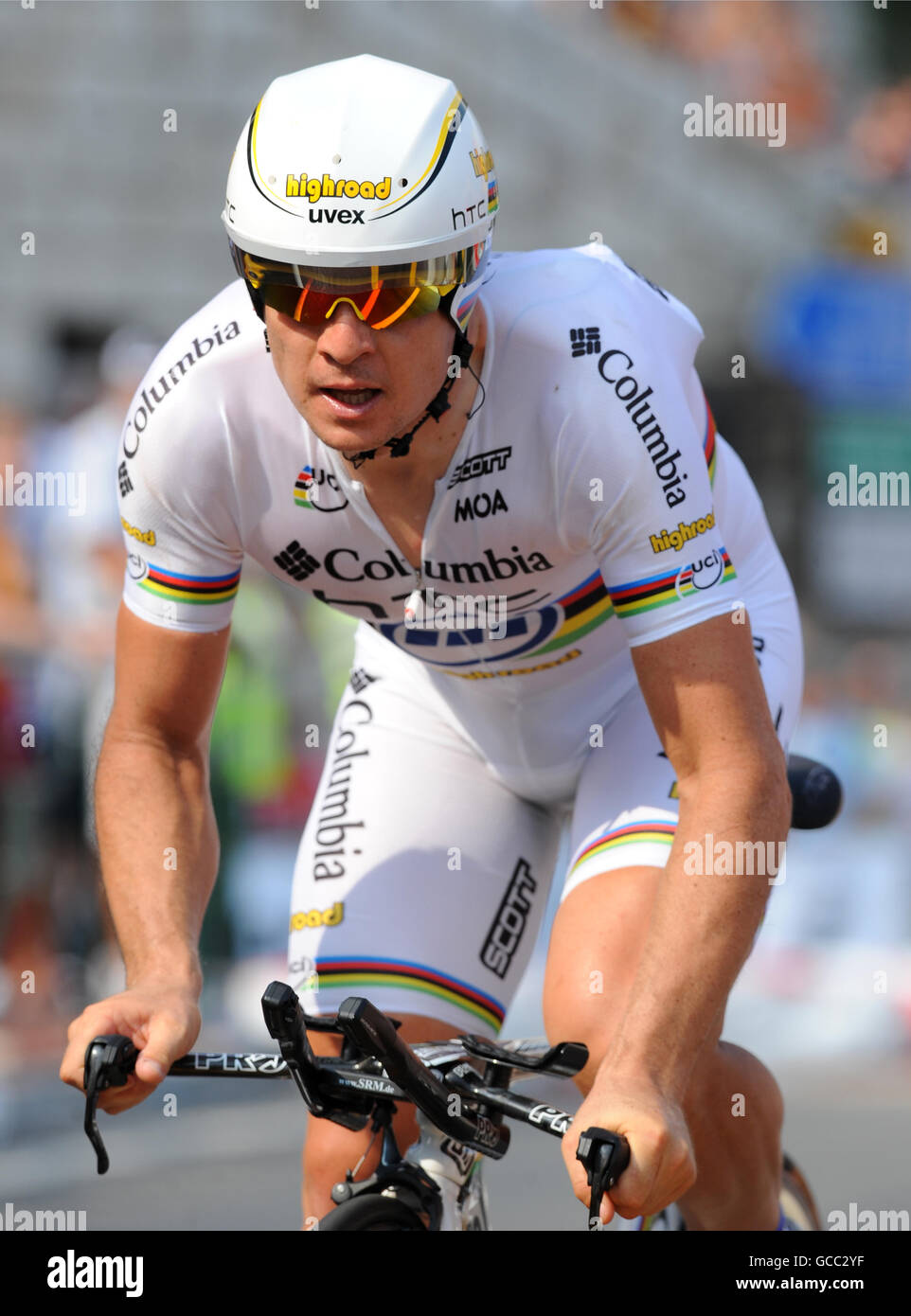 Radfahren - Tour de France 2009 - Etappe 1. Bert Grabsch (Deutschland), Columbia-HTC Stockfoto