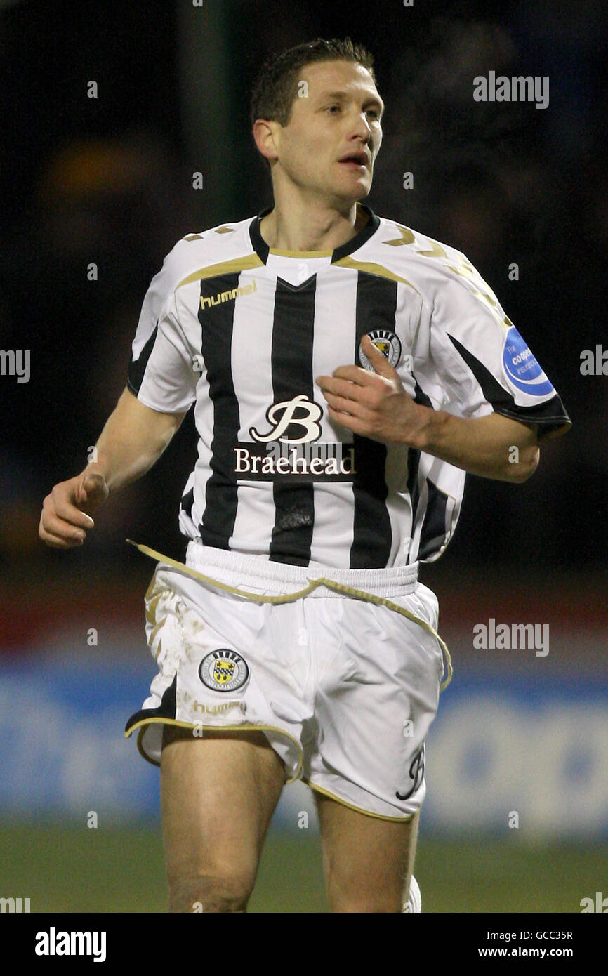 Fußball - Co-operative Insurance Cup - Halbfinale - Herz von Midlothian gegen St. Mirren - Fir Park. Hugh Murray, St. Mirren Stockfoto