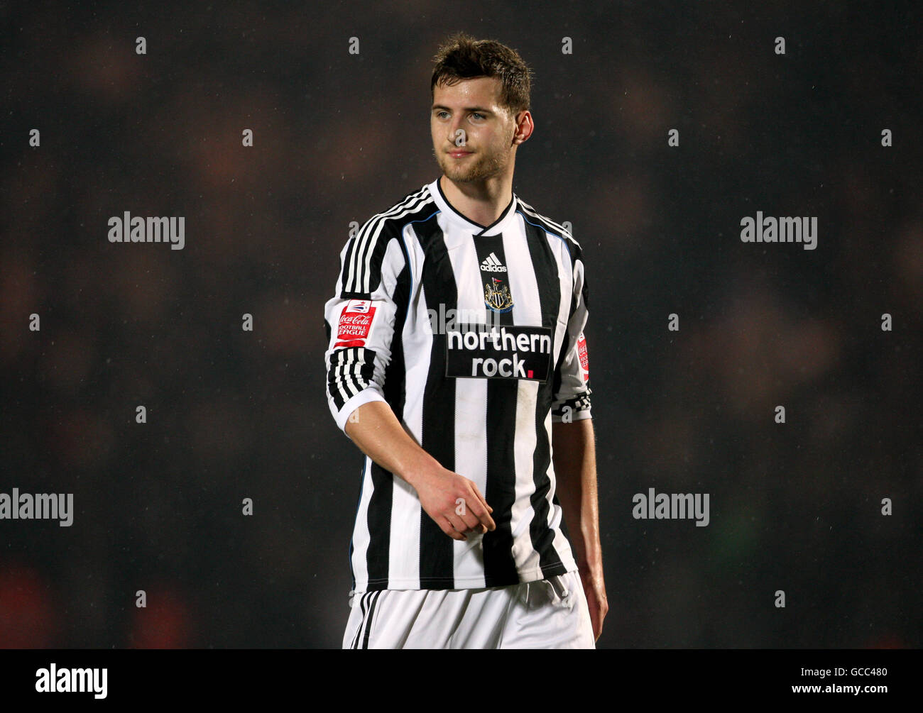 Fußball - Coca-Cola Football League Championship - Doncaster Rovers gegen Newcastle United - Keepmoat Stadium. Tamas Kadar, Newcastle United Stockfoto