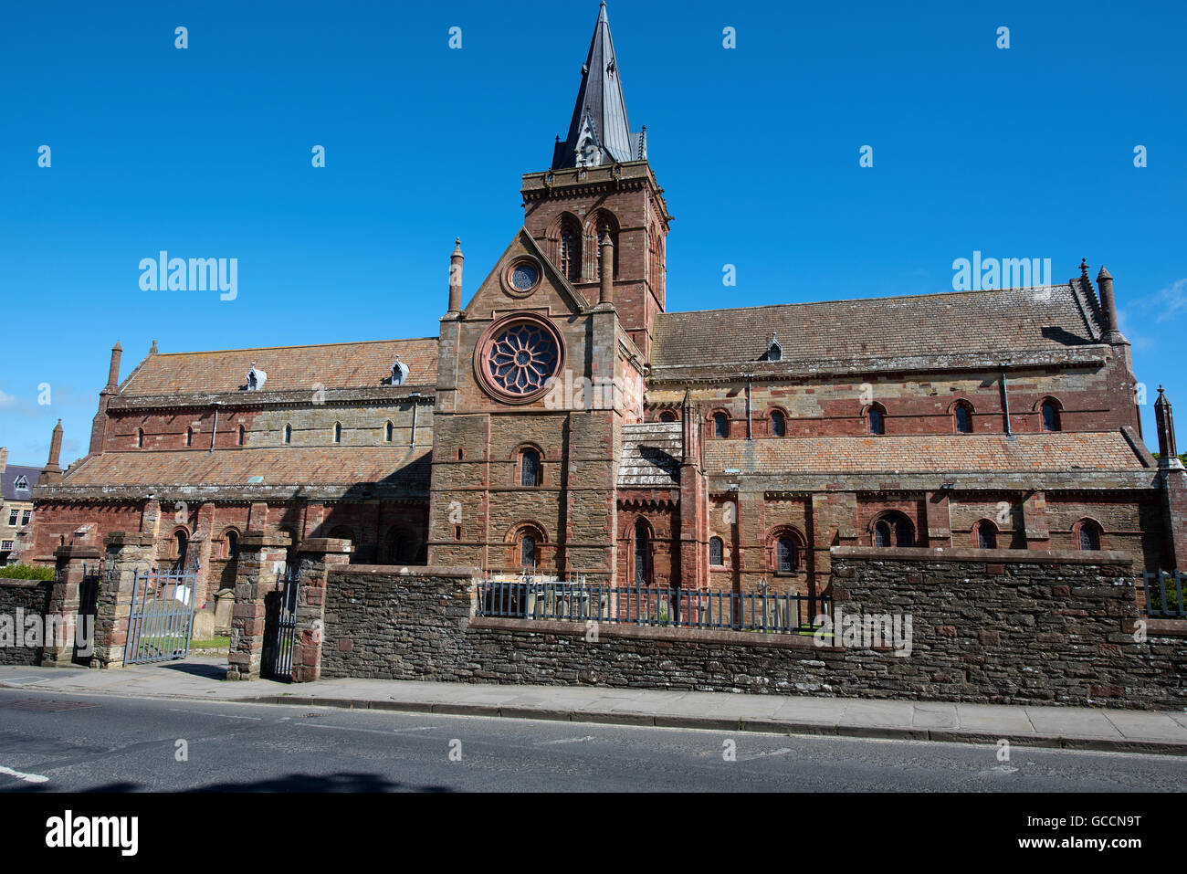 St. Magnus Kathedrale in Kirkwall auf der Orkney-Inseln.  Öko 10.588 Stockfoto