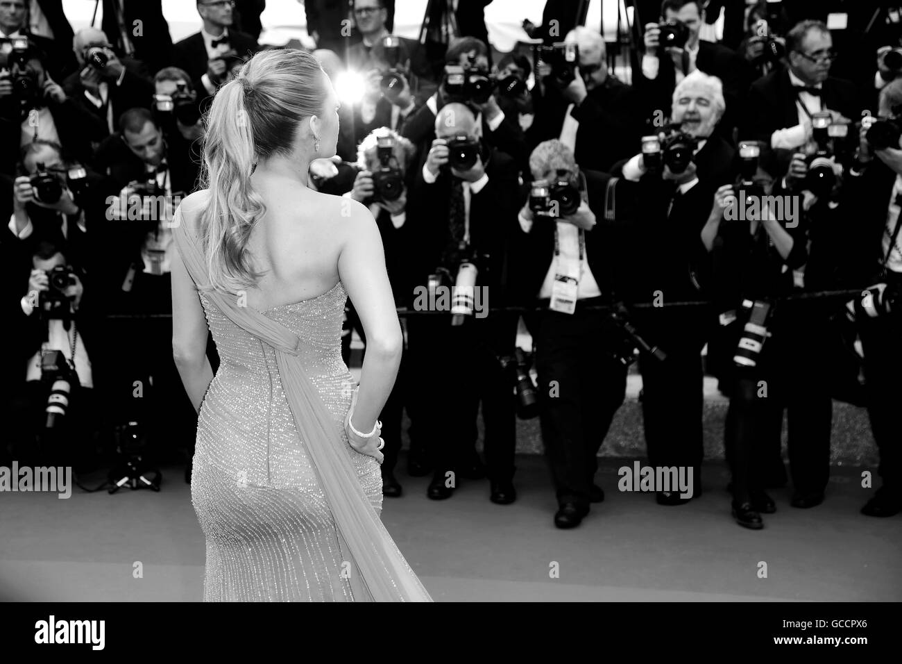 CANNES, Frankreich - 14. Mai: Blake Lively besucht "The BFG" Premiere während der 69. Filmfestspiele von Cannes Stockfoto