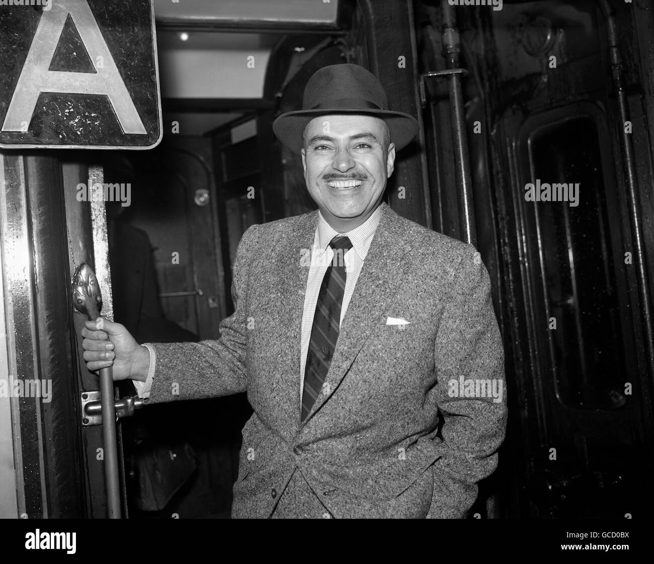 Persönlichkeiten - Pedro Armendariz - Waterloo Station, London Stockfoto