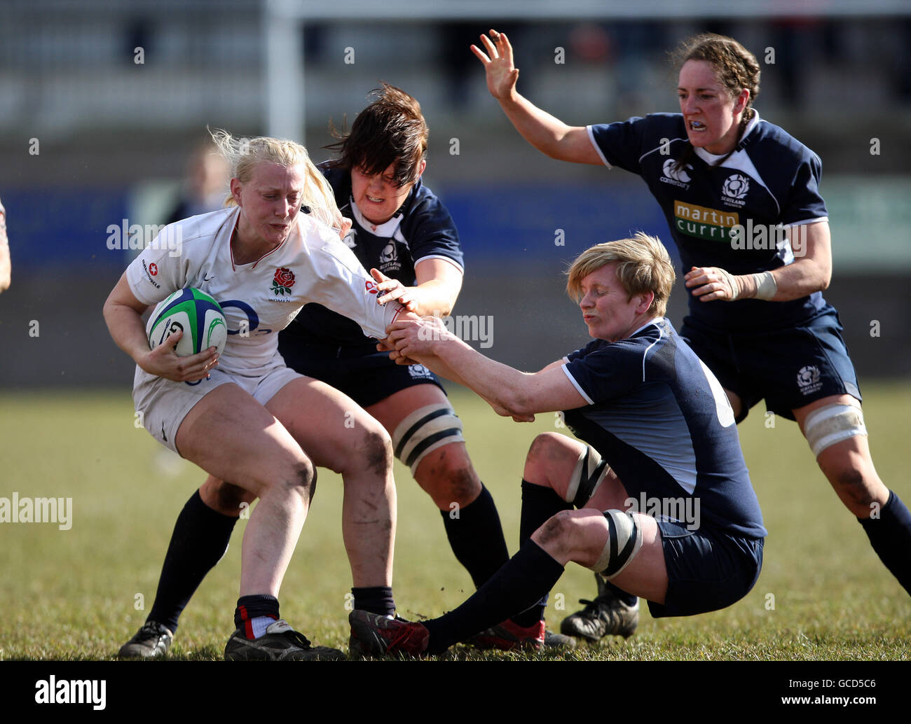 Rugby-Union - RBS Womens 6 Nations Championship 2010 - Schottland V England - Meggetland-Stadion Stockfoto