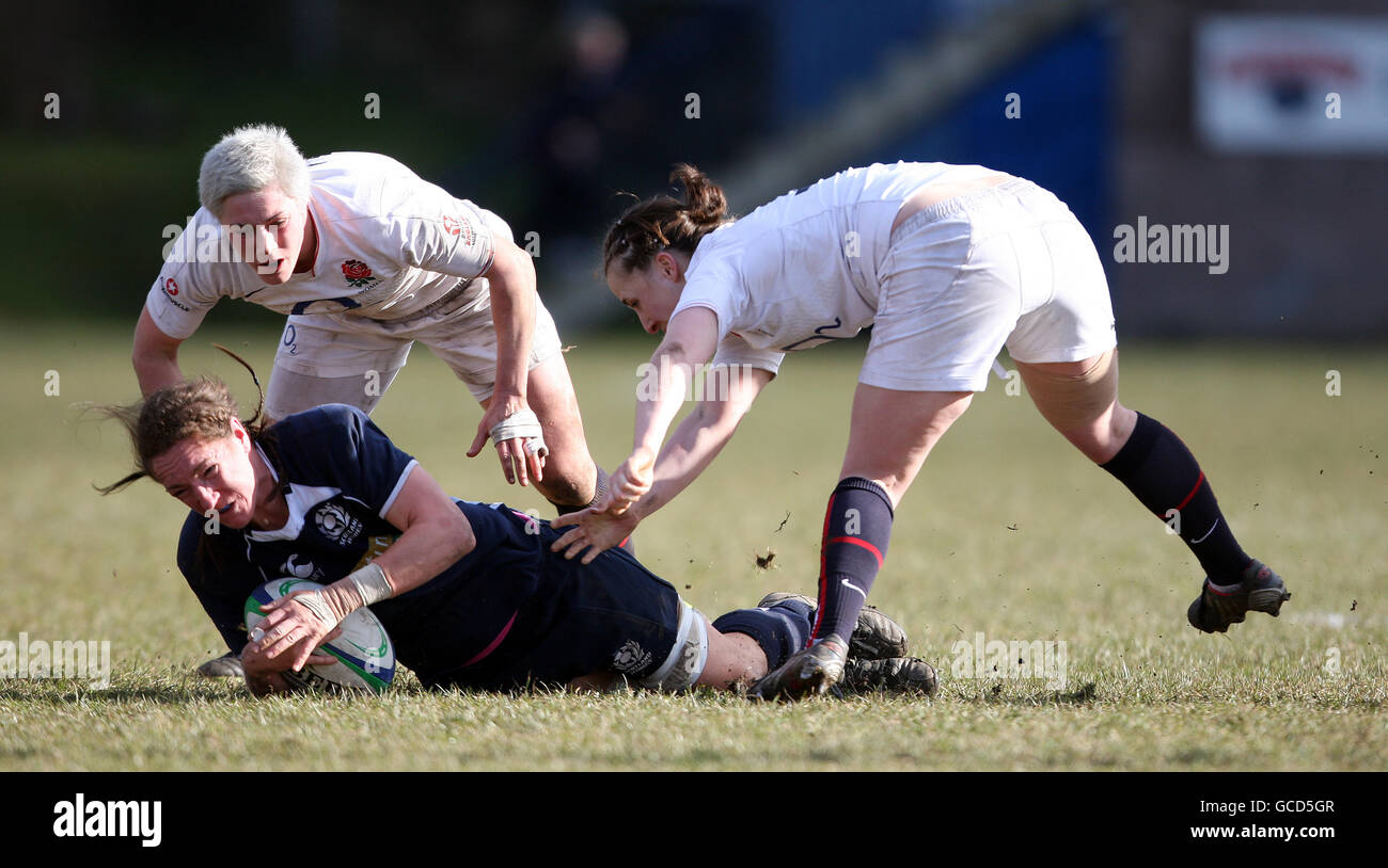 Rugby-Union - RBS Womens 6 Nations Championship 2010 - Schottland V England - Meggetland-Stadion Stockfoto