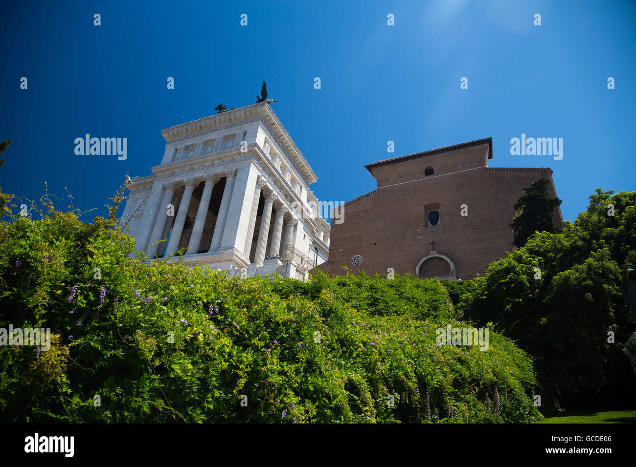 Das Kapitol in Rom, Italien Stockfoto