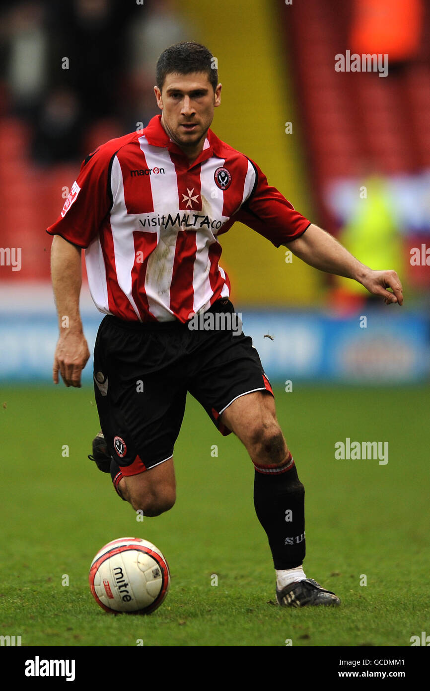 Fußball - Coca-Cola Football League Championship - Sheffield United / Queens Park Rangers - Bramall Lane. Nick Montgomery, Sheffield United Stockfoto