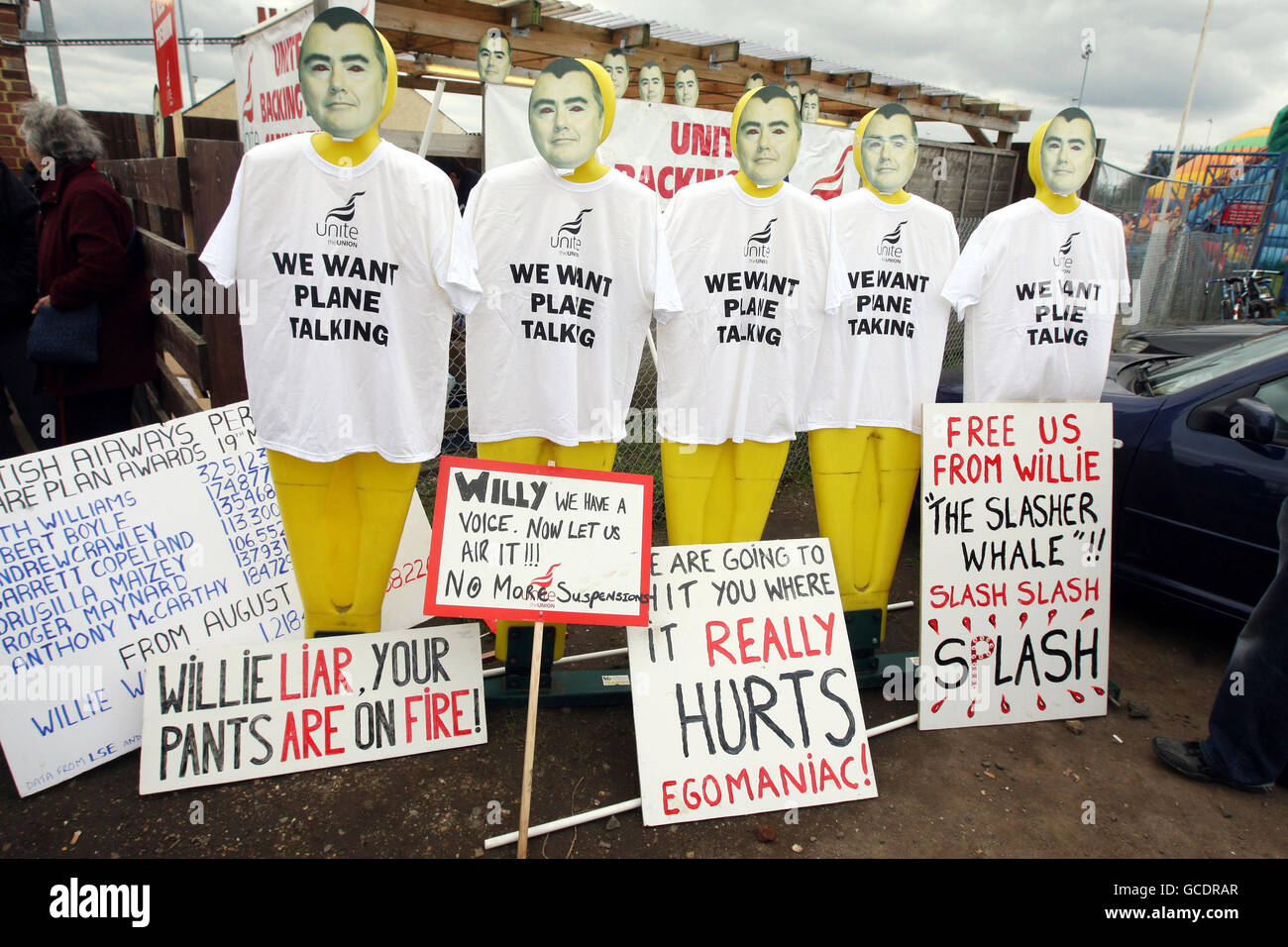 BA Cabin Crew strike Stockfoto