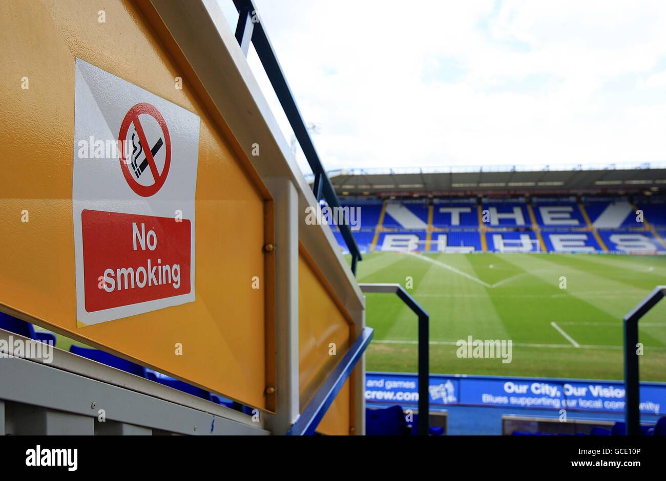 Fußball - Barclays Premier League - Birmingham City / Arsenal - St Andrews' Stadium. Gesamtansicht des St Andrews' Stadions, Heimstadion des Birmingham City Football Club Stockfoto