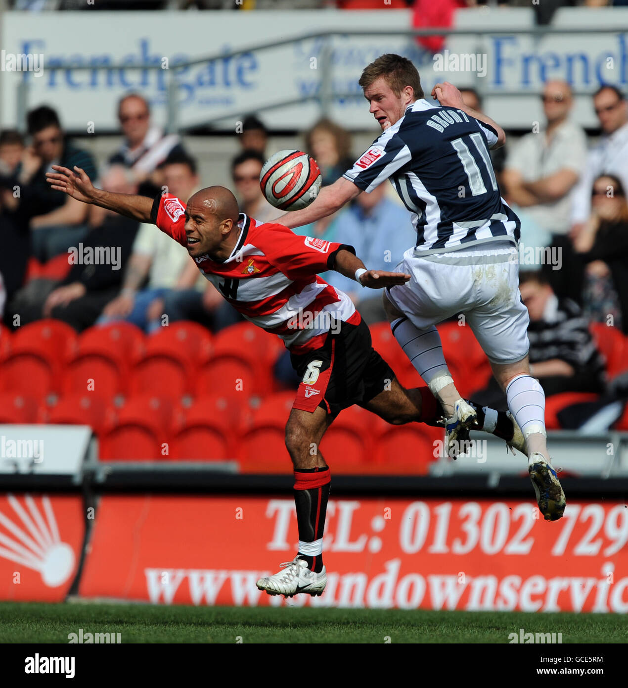 Fußball - Coca-Cola Football League Championship - Doncaster Rovers V West Bromwich Albion - Keepmoat Stadium Stockfoto