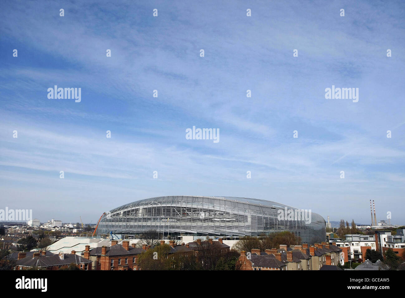 Aviva Stadium in Dublin. Das neue Aviva Stadium in Dublin, das am 31. Juli 2010 sein erstes Spiel sehen wird. Stockfoto