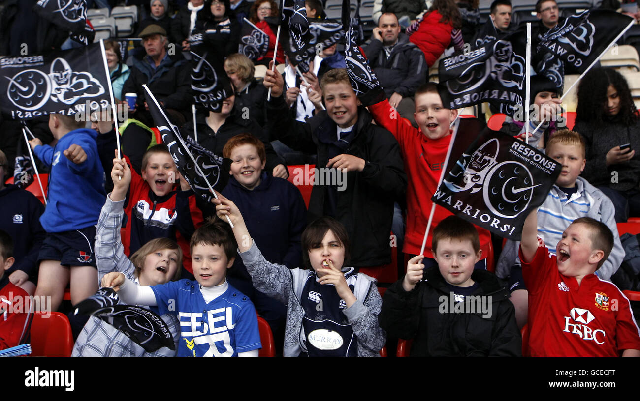 Rugby-Union - Magners League - Glasgow Warriors V Leinster - Firhill Arena Stockfoto