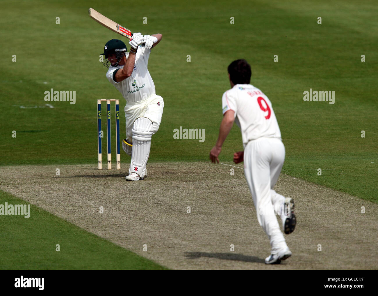 Ben Smith von Worcestershire schlägt während des Spiels der LV County Championship, Division Two in New Road, Worcester. Stockfoto