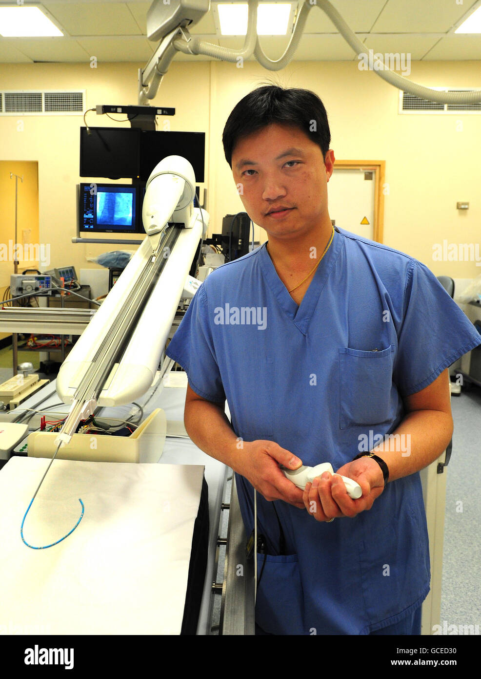 Roboterarm verwendet in der Herzchirurgie Stockfoto