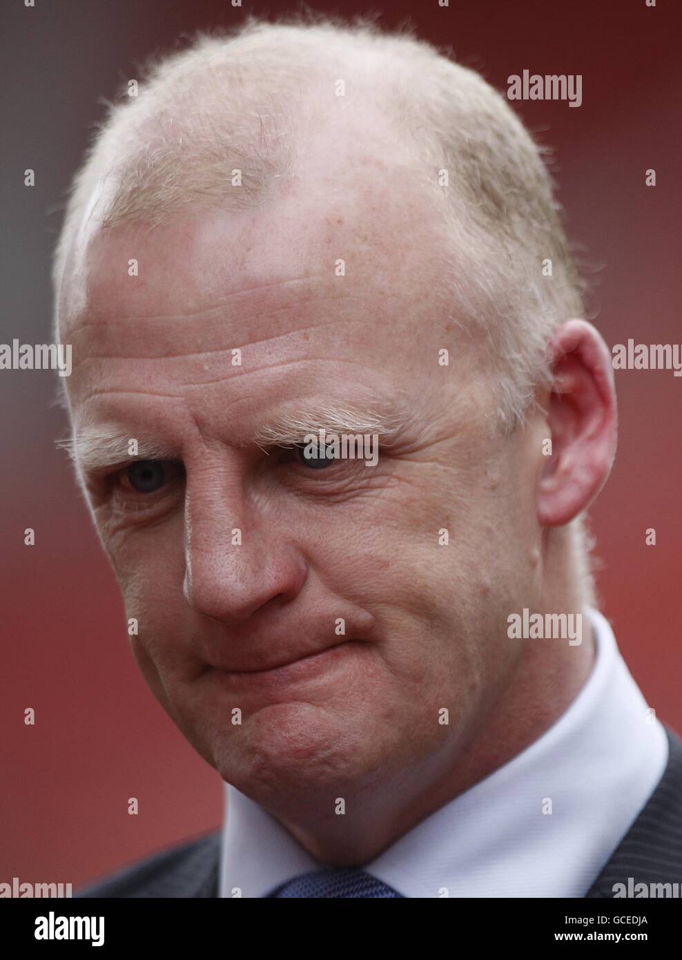 Fußball - Barclays Premier League - Stoke City gegen Hull City - Britannia Stadium. Iain Dowie, Vorübergehender Berater Des Fußballmanagements In Hull City Stockfoto