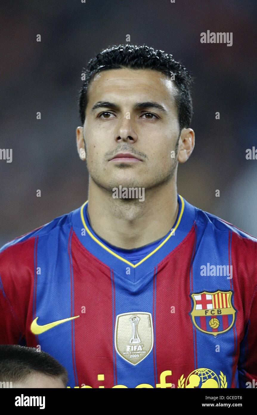 Fußball - UEFA Champions League - Viertelfinale - zweite Etappe - Barcelona / Arsenal - Nou Camp. Pedro Rodriguez, Barcelona Stockfoto