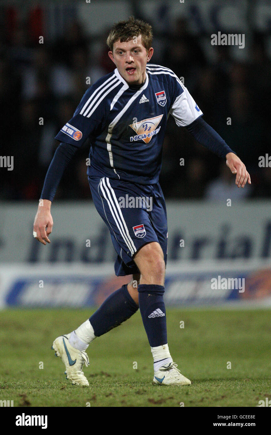 Fußball - Scottish FA Cup - sechste Runde Replay - Ross County V Hibernian - Victoria-Park-Stadion Stockfoto