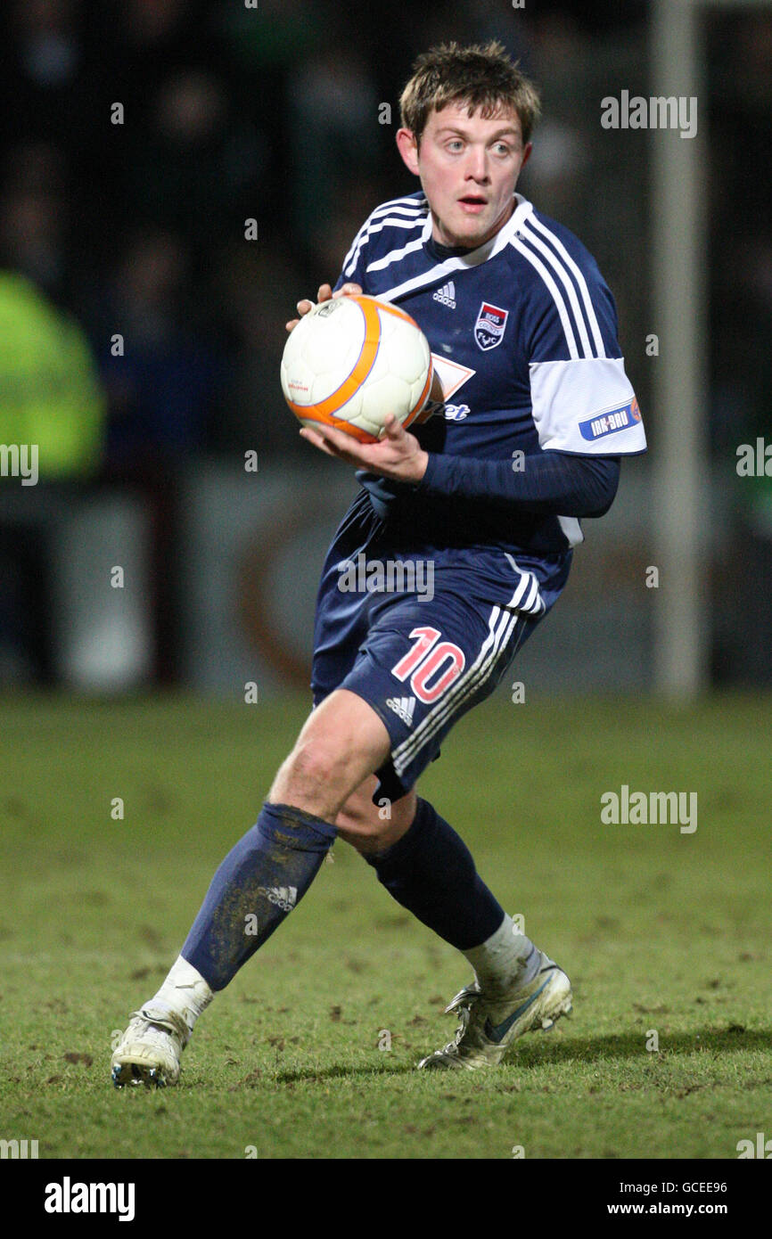 Fußball - Scottish FA Cup - sechste Runde Replay - Ross County V Hibernian - Victoria-Park-Stadion Stockfoto