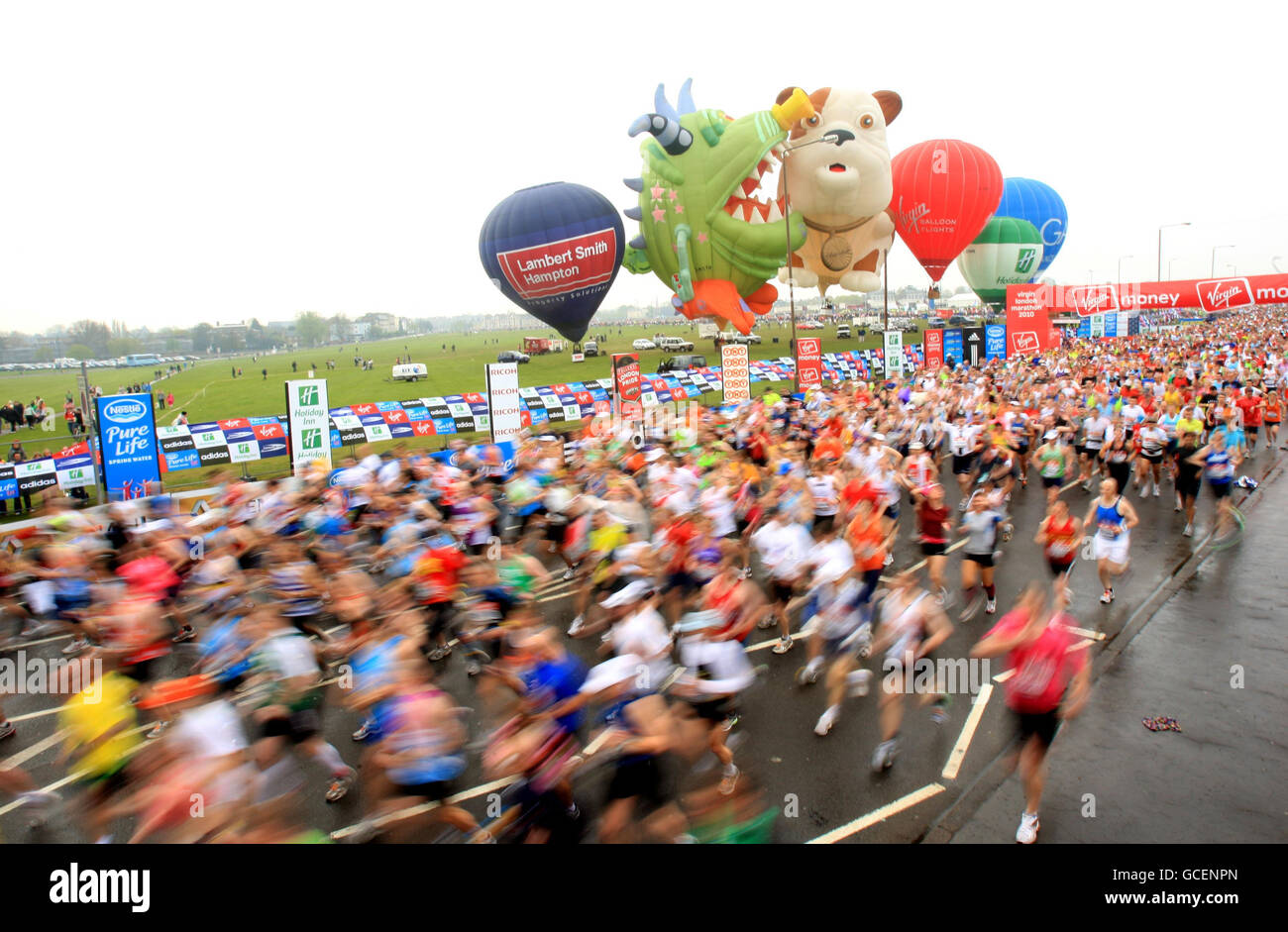 London-Marathon 2010 Stockfoto